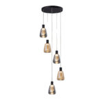 I3-CARISA- LAMPARA 5L NEGRO D40 SCHULLER