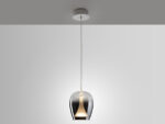 SUSPIRO- LAMPARA CROMO/SMOKY D18 SCHULLER - Imagen 3
