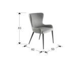 silla gris claro schuller
