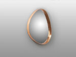 espejo circular oro rosa schuller