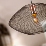 I3-MELANY- LAMPARA 1L NEGRO-COBRE SCHULLER - Imagen 3