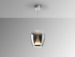 SUSPIRO- LAMPARA CROMO/SMOKY D25 SCHULLER - Imagen 4