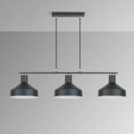 I3-IRIAS- LAMPARA 3L NEGRO-COBRE SCHULLER - Imagen 4