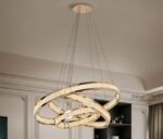 LORIAN- LAMPARA 3 AROS DORADO BRILLO SCHULLER