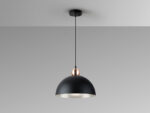 I3-POLO- LAMPARA 1L -NEGRO/COBRE SCHULLER - Imagen 3
