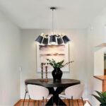 I3-GISELA- LAMPARA 5L NEGRO-LATON SCHULLER - Imagen 2