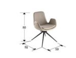 ZUNA- SILLA GIRATORIA BEIS SCHULLER - Imagen 4