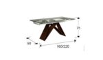 MIKA -MESA COMEDOR EXTENS- MARRON SCHULLER - Imagen 3
