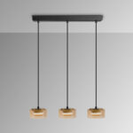 I3-OLAIA- LAMPARA 3L NEGRO-AMBAR SCHULLER - Imagen 2