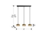 I3-OLAIA- LAMPARA 3L NEGRO-AMBAR SCHULLER - Imagen 5