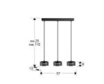 I3-OLAIA- LAMPARA 3L NEGRO-SMOKY SCHULLER - Imagen 4