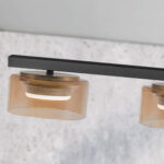 I3-OLAIA- LAMPARA 4L NEGRO-AMBAR SCHULLER - Imagen 2