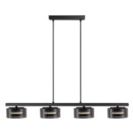 I3-OLAIA- LAMPARA 4L NEGRO-SMOKY SCHULLER