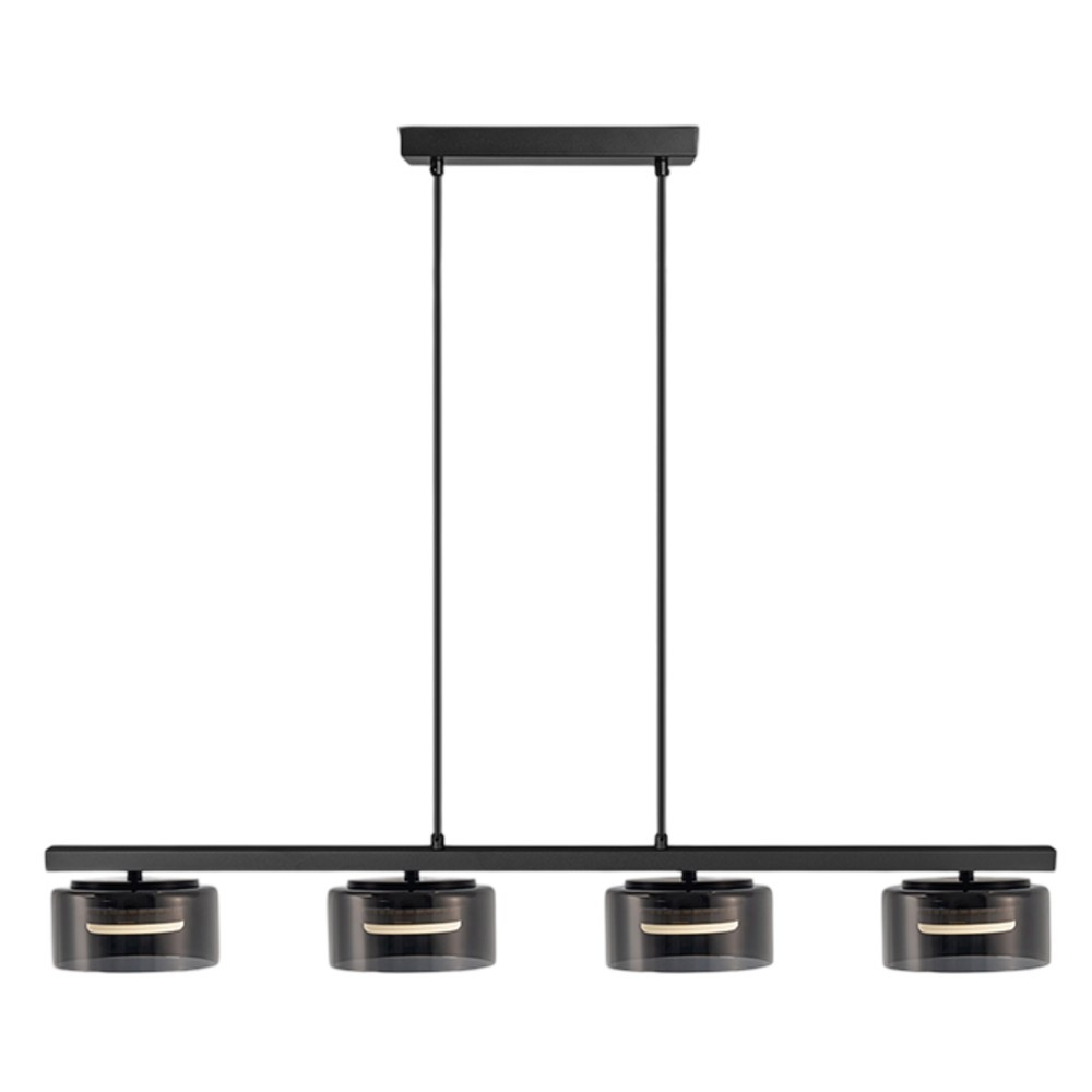 85 I3-OLAIA- LAMPARA 4L NEGRO-SMOKY SCHULLER - Imagen 1