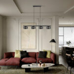 I3-OLAIA- LAMPARA 4L NEGRO-SMOKY SCHULLER - Imagen 2