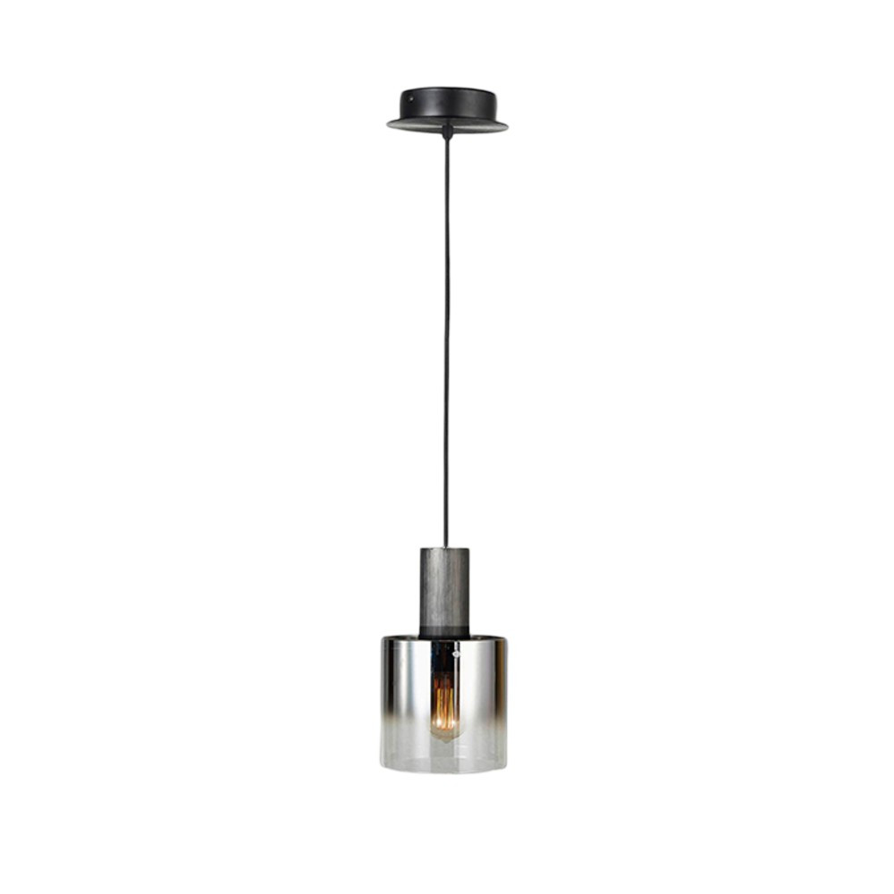 90 I3-VENIZE- LAMPARA 1L NEGRO-SMOKE SCHULLER - Imagen 1