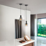 I3-VENIZE- LAMPARA 1L NEGRO-SMOKE SCHULLER - Imagen 2