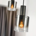 I3-VENIZE- LAMPARA 1L NEGRO-SMOKE SCHULLER - Imagen 3