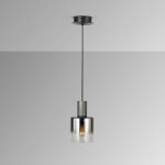 I3-VENIZE- LAMPARA 1L NEGRO-SMOKE SCHULLER - Imagen 4