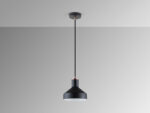 I3-IRIAS- LAMPARA 1L NEGRO-COBRE SCHULLER - Imagen 4