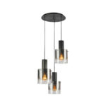 I3-VENIZE- LAMPARA 3L NEGRO-SMOKE SCHULLER