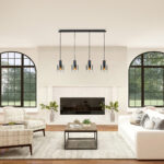 I3-VENIZE- LAMPARA 4L NEGRO-SMOKE SCHULLER - Imagen 2