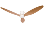 VENTILADOR DE ASPAS ARENA-BLANCO/HAYA SIN LUZ IP45 MOTOR DC DISMALIGHT