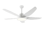 VENTILADOR DE  5 ASPAS GALANT BLANCO MOTOR DC