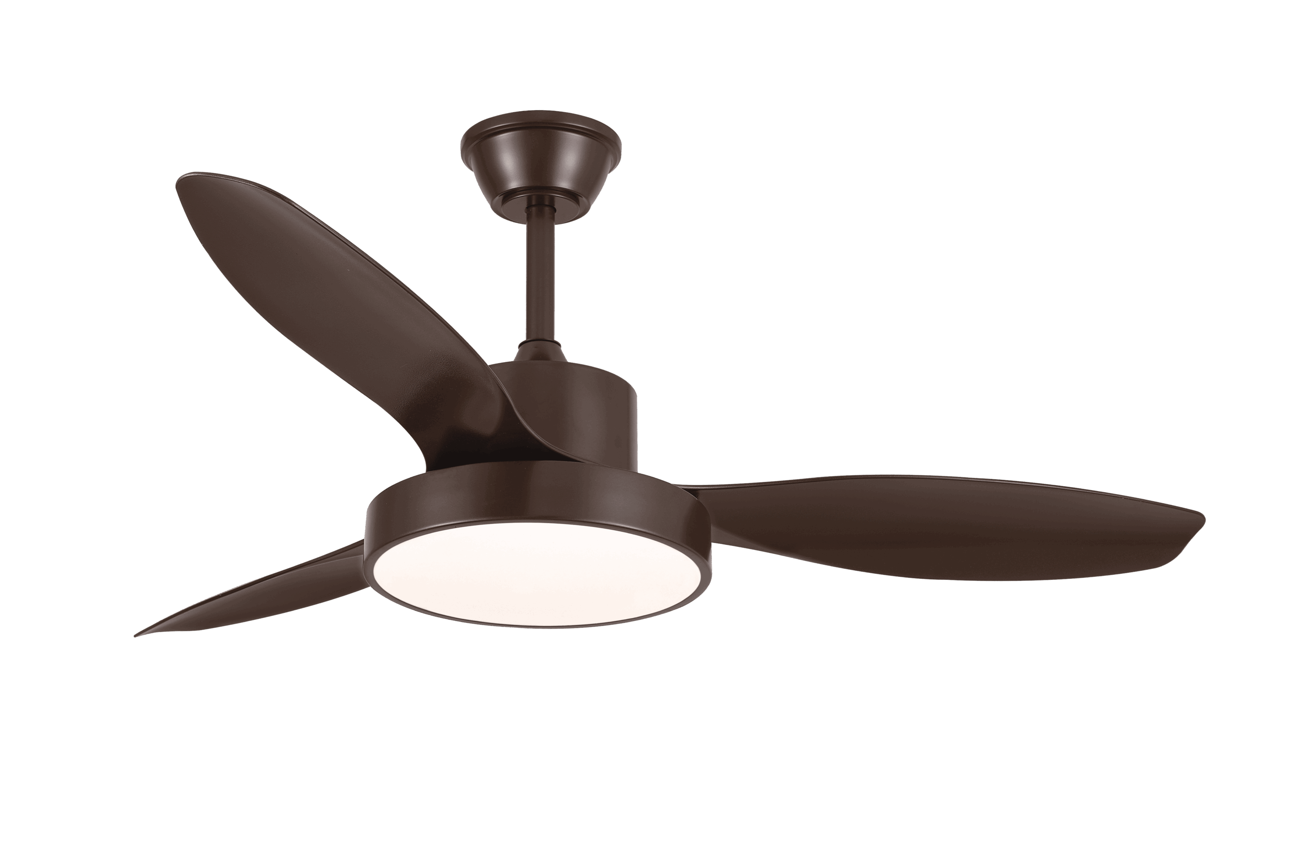 PB50277 VENTILADOR DE TECHO 3 PALAS CELESTE-XL MARRÓN MOTOR DC 45W - Imagen 1