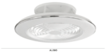 PLAFÓN-VENTILADOR ALISIO CON ASPAS OCULTAS 8 VELOCIDADES - Imagen 3