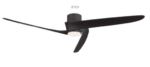 VENTILADOR DE ASPAS GROENLAND NEGRO M CON LUZ
