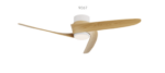 VENTILADOR DE ASPAS GROENLAND BLANCO Y MADERA S CON LUZ