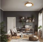 VENTILADOR ALOHA II MADERA + BLANCO CON ASPAS DESPLEGABLES CON LUZ - Imagen 2