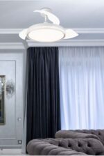 VENTILADOR BRILLIANT BLANCO GAMA RETRACTIL 6 VELOCIDADES. - Imagen 2