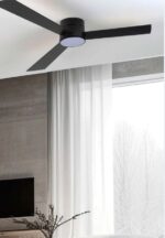 VENTILADOR THANOS NEGRO NOGAL GAMA RETRACTIL 6 VELOCIDADES. - Imagen 2