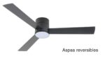 VENTILADOR THANOS MINI NEGRO NOGAL GAMA RETRACTIL 6 VELOCIDADES. - Imagen 4