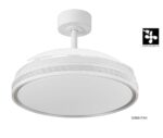 VENTILADOR BRILLIANT BLANCO GAMA RETRACTIL 6 VELOCIDADES.