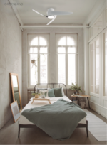VENTILADOR DE ASPAS GROENLAND BLANCO M CON LUZ - Imagen 3