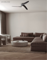 VENTILADOR DE ASPAS GROENLAND NEGRO M CON LUZ - Imagen 3