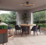 VENTILADOR NEPAL II NEGRO Y MADERA Ø100 DE ASPAS CON LUZ - Imagen 3
