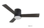 VENTILADOR THANOS MINI NEGRO NOGAL GAMA RETRACTIL 6 VELOCIDADES.