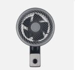 Ventilador Pared Aeolus 75w Negro y gris 3 velocidades 5 aspas 27d Alta Velocidad Fijo Y Rotatorio Orientable