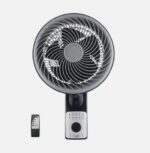Ventilador Pared Aestus 75w Negro y gris 3 velocidades 5 aspas Control remoto Alta Velocidad Fijo y Rotatorio Orientable - Imagen 3