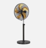 Ventilador Industrial Crucero 152w Negro/oro 5 velocidades 5 aspas 50d Fijo Y Rotatorio Alta Velocidad Regulable
