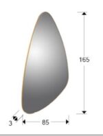 ORIO-ESPEJO TRIANG.ORO 168X81 - Imagen 3