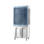 Climatizador Industrial pilatus Blancoy azul 200w 3 velocidades 72l Oscilante 4 acumulad.frio Humidificador 132x58x40cm