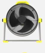 Ventilador Industrial Corintio 100w Amarillo/negro 3 aspas 3 velocidades Orientable 62x63x25cm - Imagen 3