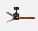 Ventilador Dc Barrax 18w Negro/roble 3aspas 6vel 106d Luz Opcional 2250lm CCT - Imagen 2