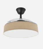 Ventilador Boga 72w Negro Y beige 3 aspas 7200lm 3000-4000-6000k - Imagen 3