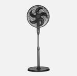 Ventilador De Pie Siluro Negro 3 velocidades 50w 5 aspas Fijo Y Rotatorio - Copy